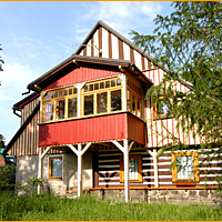 Das Haus von der Seite